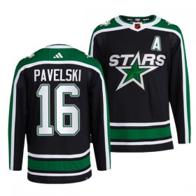 Män Ishockey Dallas Stars tröja Joe Pavelski 16 Adidas 2022-23 Svart Reverse Retro 2.0 Authentic